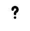 question mark