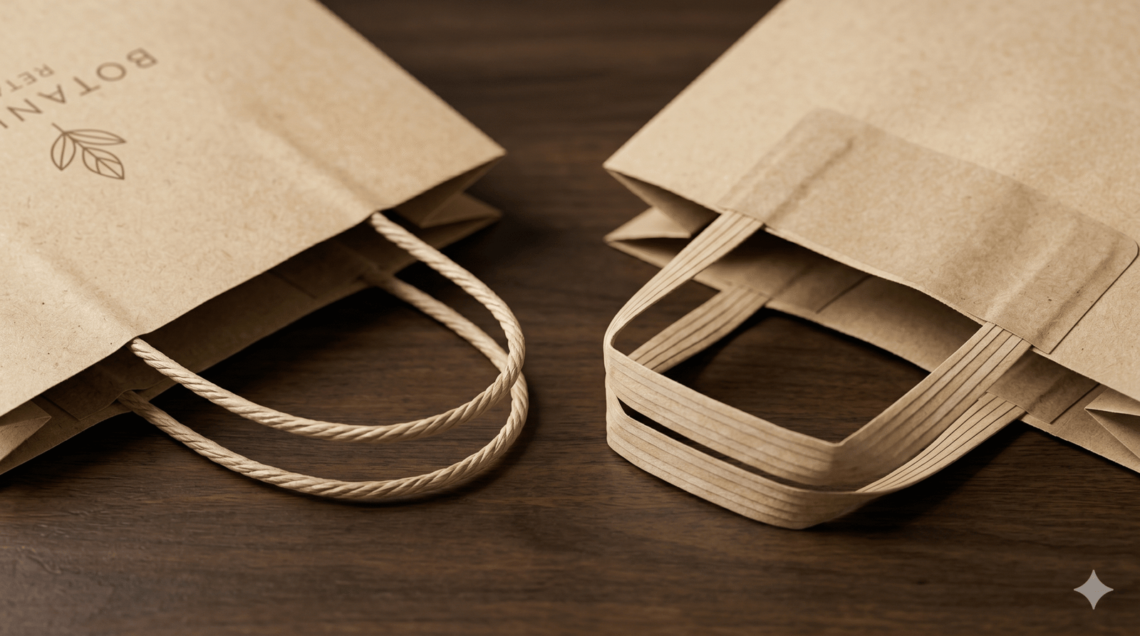 flat handle or twisted handle bags