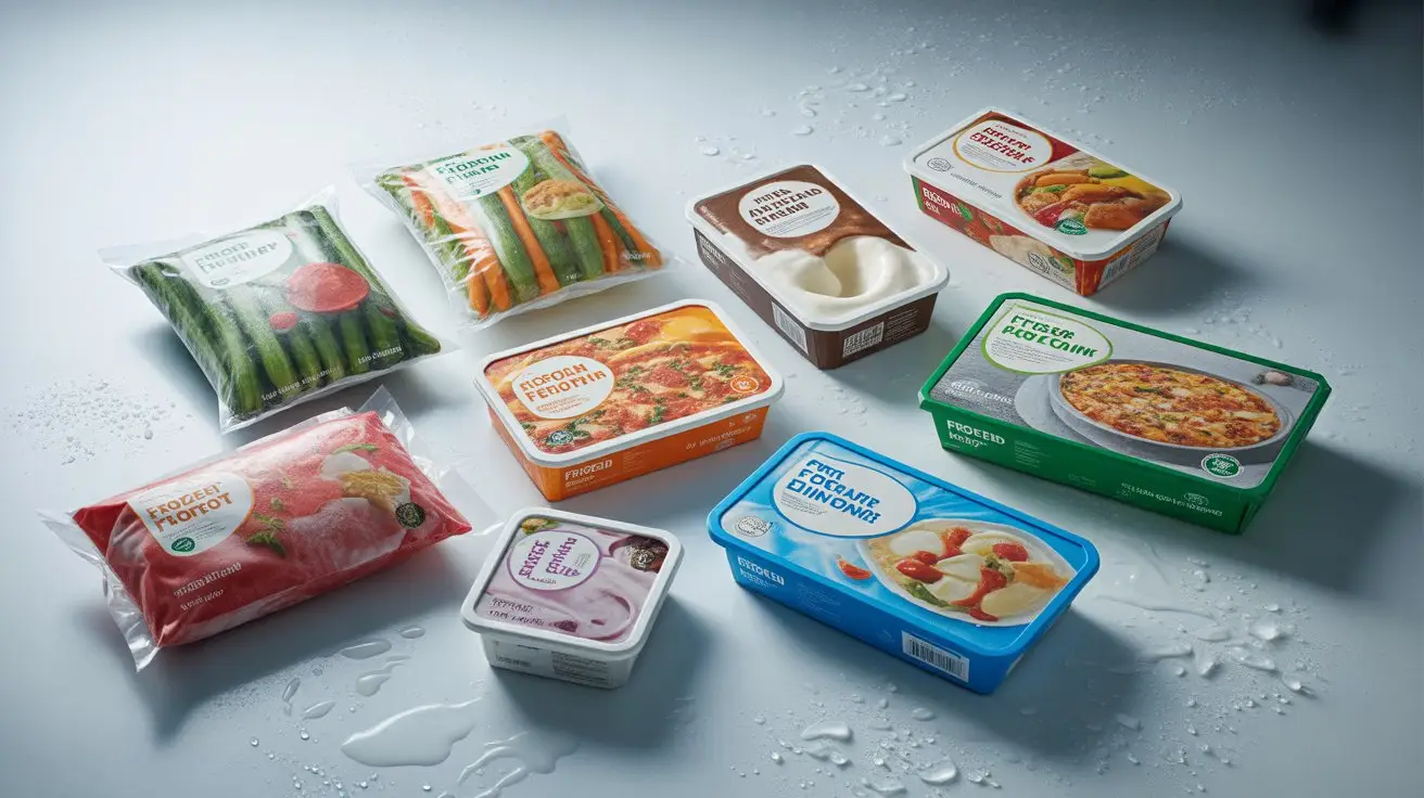 frozen food brands packaging