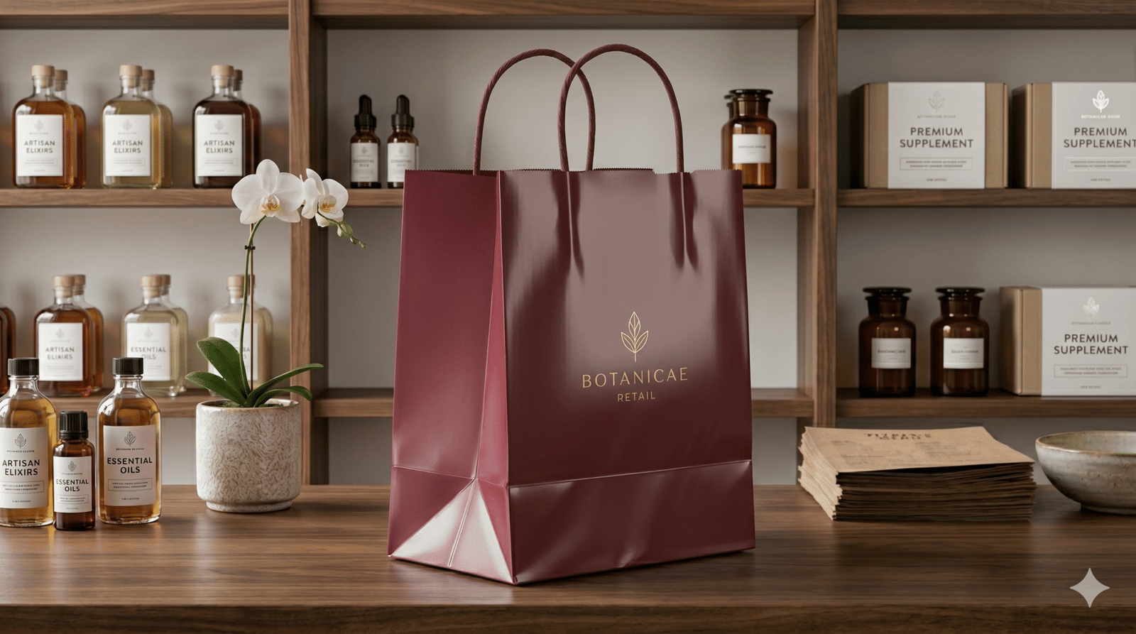 laminated art paper bags