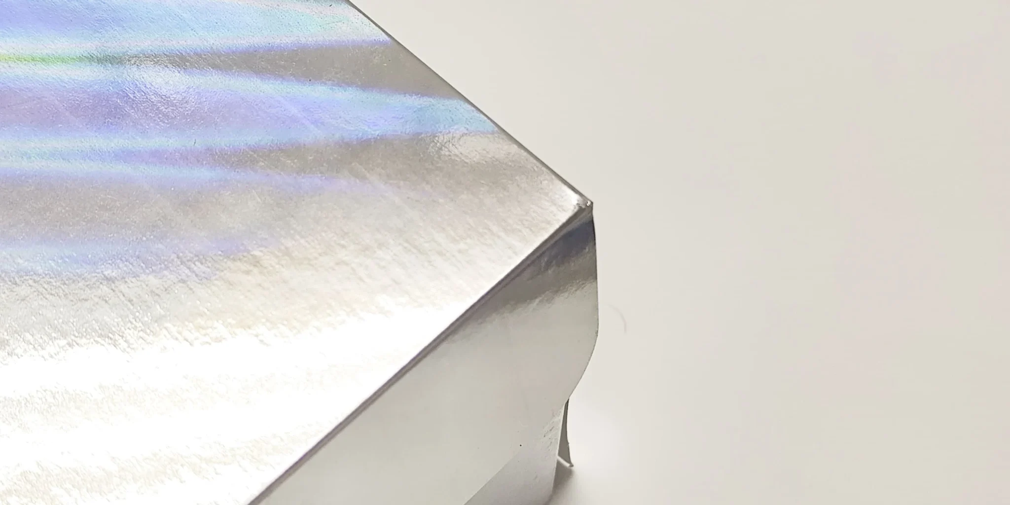 metallic card material