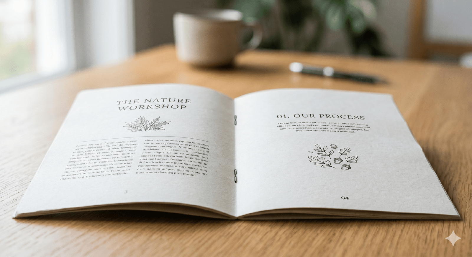 saddle stitched booklets